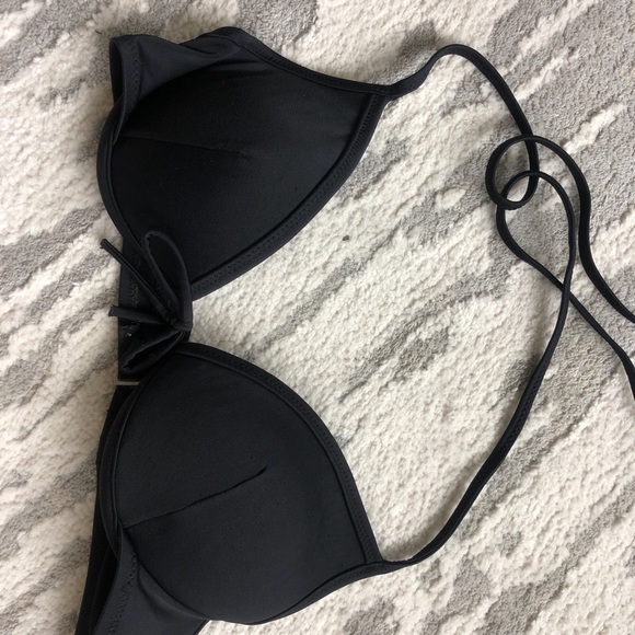 Black Pushup Bikini Top - Picture 3 of 3